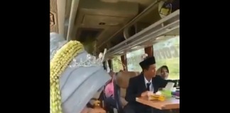 Viral ! Pernikahan di Dalam Bus Hebohkan Warganet