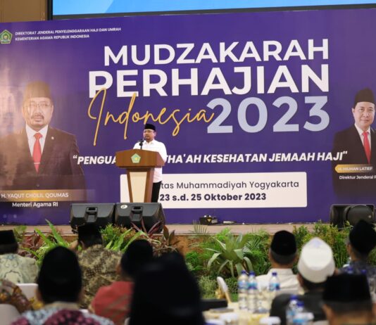 Menag Minta Mudzakarah Perhajian Indonesia Bahas Tuntas Syarat Istitha’ah Kesehatan