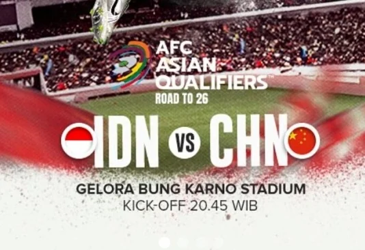 Formasi Potensial Timnas Indonesia Saat Hadapi China di Kualifikasi Piala Dunia 2026