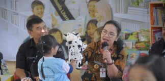 Roadshow Bunda Literasi Dimulai, Agustina, Wali kota Semarang Bawa Semangat Gemar Membaca bagi Anak-Anak