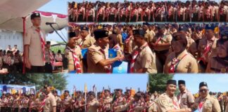 Pj Sekda Kendal Pimpin Peringatan Hari Pramuka ke-64 dan Buka Jamcab VII