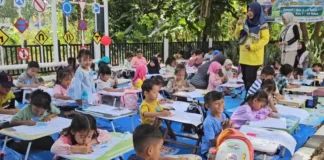 Gerakan Literasi Kendal, Tukar Layar Gadget dengan Pensil Warna