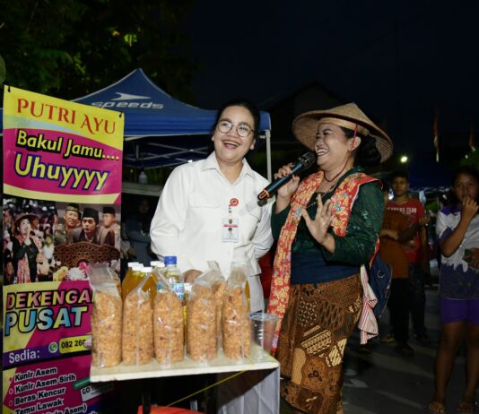 Bangkitkan Geliat Ekonomi Rakyat, Wali kota Semarang, Agustina Wilujeng Gelar Pasar Tiban