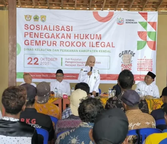Bupati Kendal Ajak Nelayan Perangi Rokok Ilegal, Tegaskan Ancaman bagi Negara dan Kesehatan