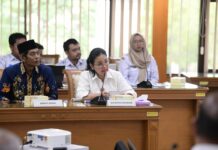 Rakor Dengan Gubernur, Agustina Berharap Penambahan Pompa dan Pengerukan Kolam Retensi