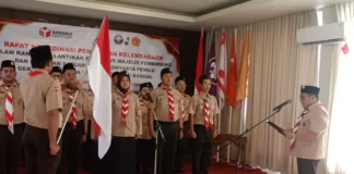 Bawaslu Kendal dan Pramuka Resmikan Saka Adhyasta Pemilu, Perkuat Pendidikan Demokrasi bagi Generasi Muda