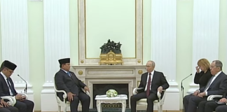 Prabowo Subianto Temui Vladimir Putin di Moscow, Pererat Kerjasama Strategis