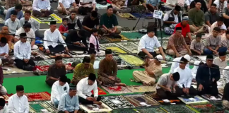 Gema Takbir di Simpanglima: Ribuan Warga Semarang Padati Salat Idulfitri 1447 H
