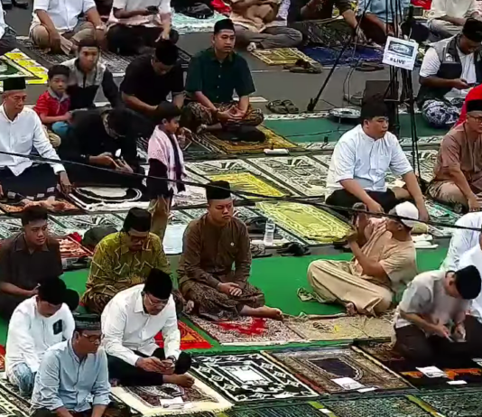 Gema Takbir di Simpanglima: Ribuan Warga Semarang Padati Salat Idulfitri 1447 H