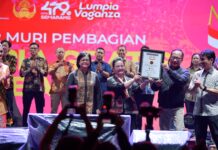 Pemkot Semarang Pecahkan Rekor Dunia MURI, 10.052 Lumpia Gratis Dibagikan di Hari Jadi ke-479