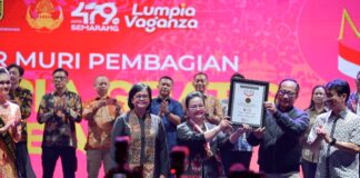 Pemkot Semarang Pecahkan Rekor Dunia MURI, 10.052 Lumpia Gratis Dibagikan di Hari Jadi ke-479