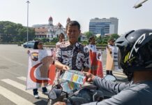 Gandeng LAN Jateng, Ditresnarkoba Polda Jateng Gelar Sosialisasi Bahaya Narkoba di Lampu Merah