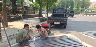 DPU Kota Semarang Jelaskan Penanganan Grill Jalan Pahlawan, Perbaikan Struktur Rampung, Grating Baru Tiba 20 Juli