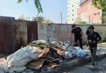 Satpol PP Kota Semarang Tertibkan Usaha Rosok di Sepanjang Jalan Kolonel Sugiyono